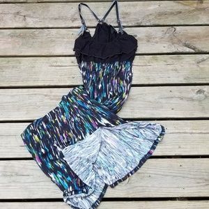 Maxi dress with ruffle